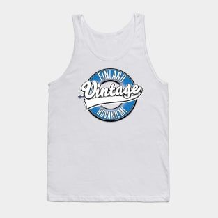 Rovaniemi final vintage style logo Tank Top